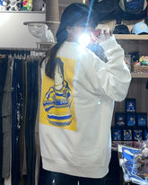 Over print Pop Art sweatshirts Ver:8 (White)